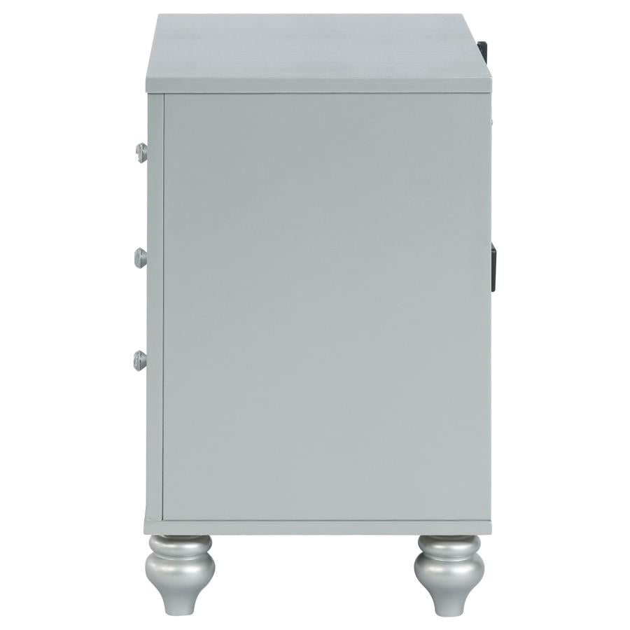 Gunnison Silver Nightstand - MyWaynesHome #