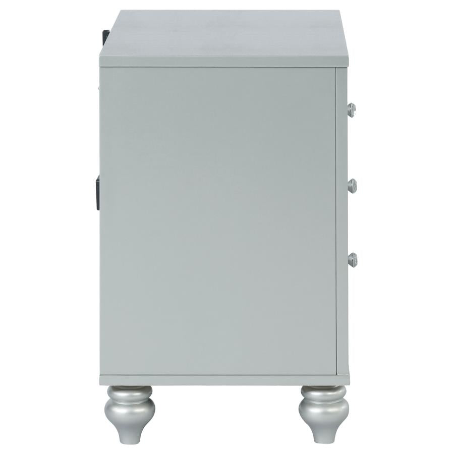 Gunnison Silver Nightstand - MyWaynesHome #