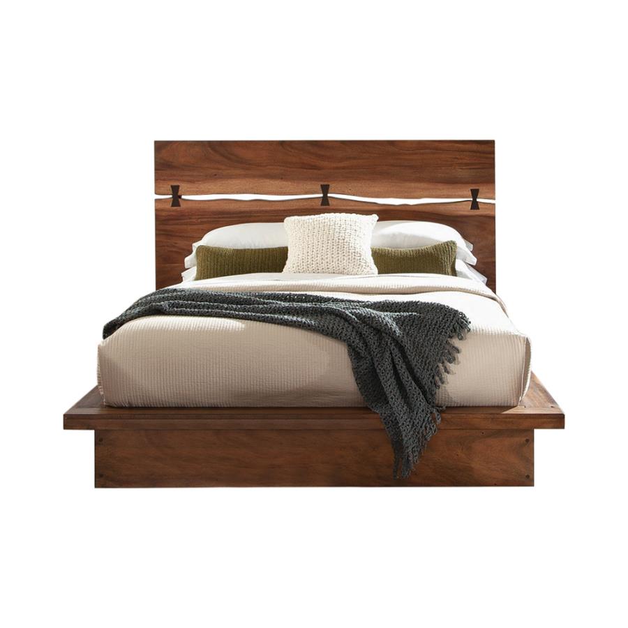 Winslow Brown Queen Bed 5 Pc Set - MyWaynesHome #