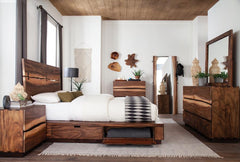 Winslow Brown Eastern King Bed 5 Pc Set - MyWaynesHome #