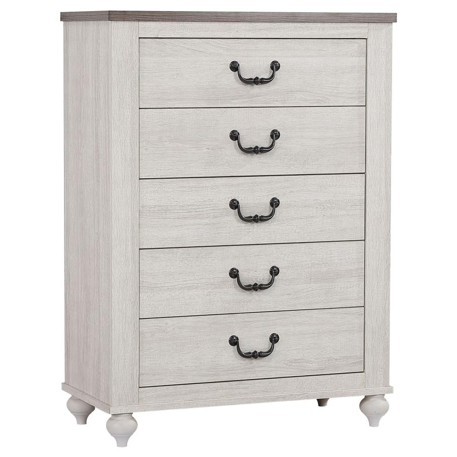 Stillwood Grey Eastern King Bed 5 Pc Set - MyWaynesHome #