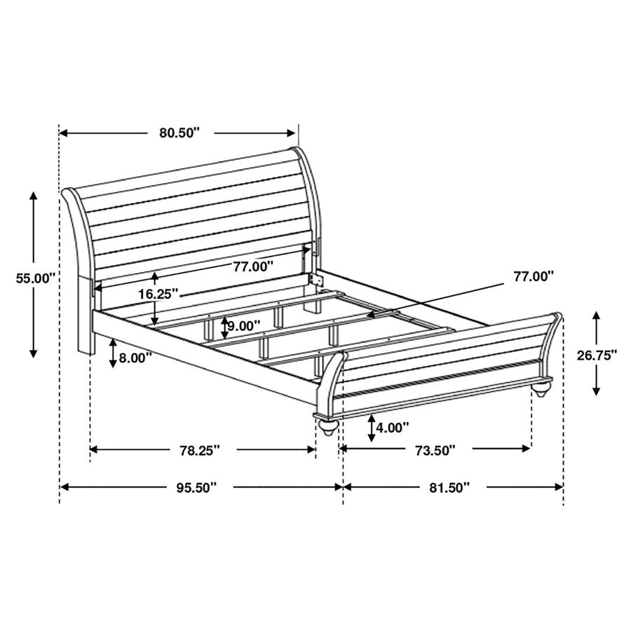 Stillwood Grey Eastern King Bed - MyWaynesHome #