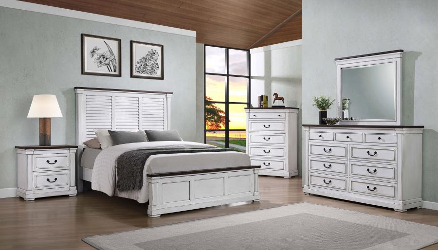 Hillcrest Ivory Queen Bed - MyWaynesHome #