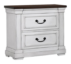 Hillcrest Ivory Queen Bed 5 Pc Set - MyWaynesHome #