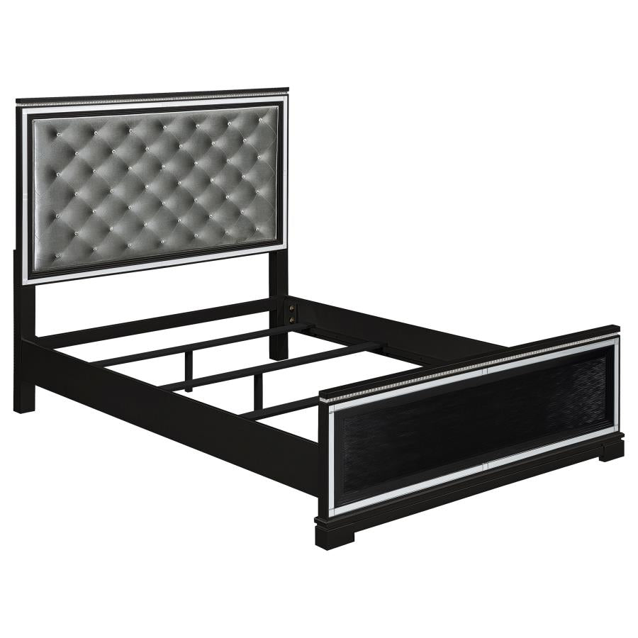 Cappola Black Eastern King Bed 5 Pc Set - MyWaynesHome #