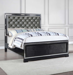 Cappola Black California King Bed - MyWaynesHome #