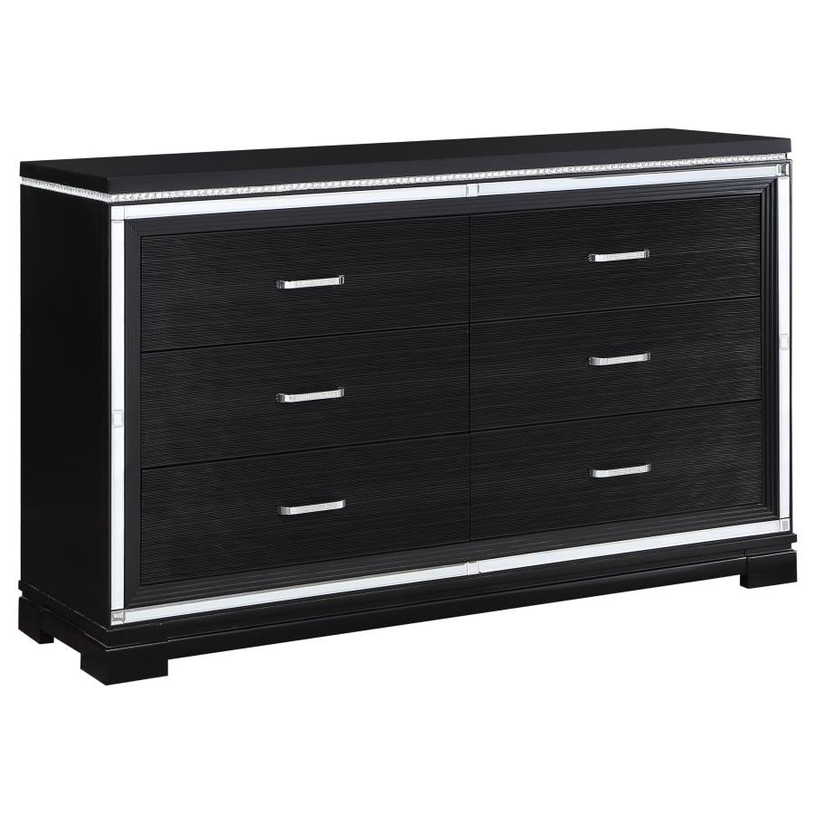 Cappola Black Queen Bed 5 Pc Set - MyWaynesHome #
