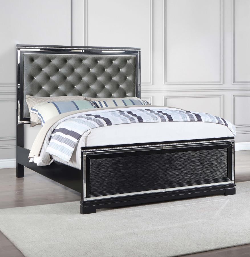 Cappola Black Queen Bed - MyWaynesHome #
