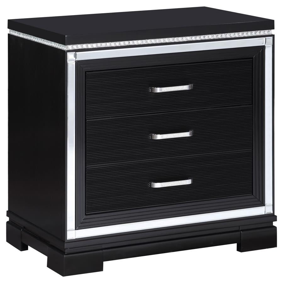 Cappola Black Nightstand - MyWaynesHome #