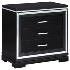 Cappola Black Nightstand - MyWaynesHome #