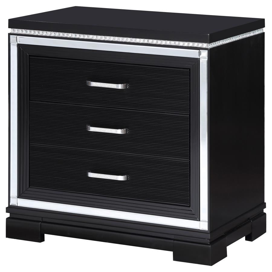 Cappola Black Nightstand - MyWaynesHome #