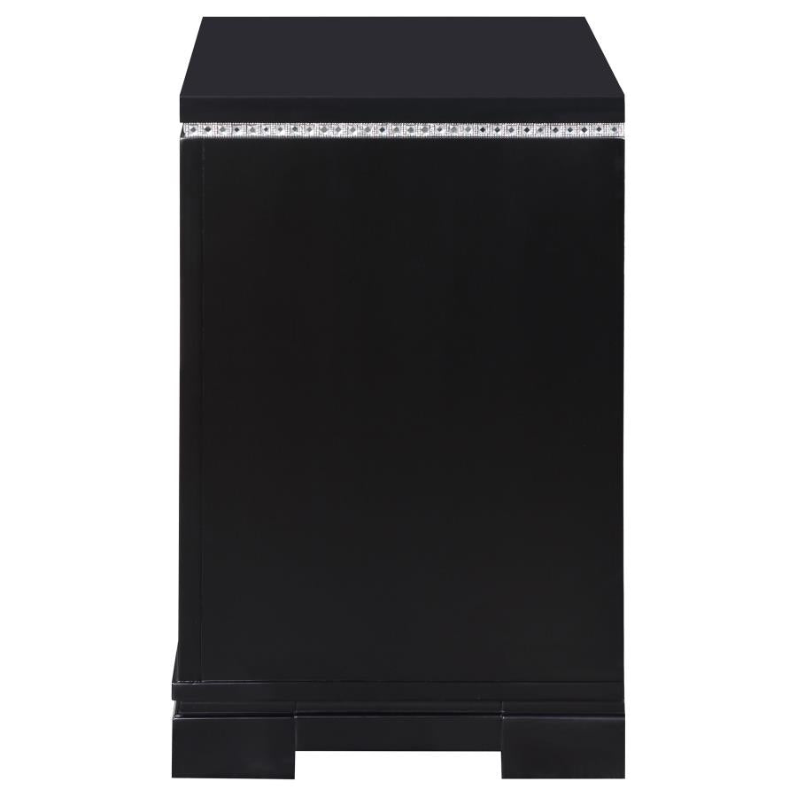 Cappola Black Nightstand - MyWaynesHome #