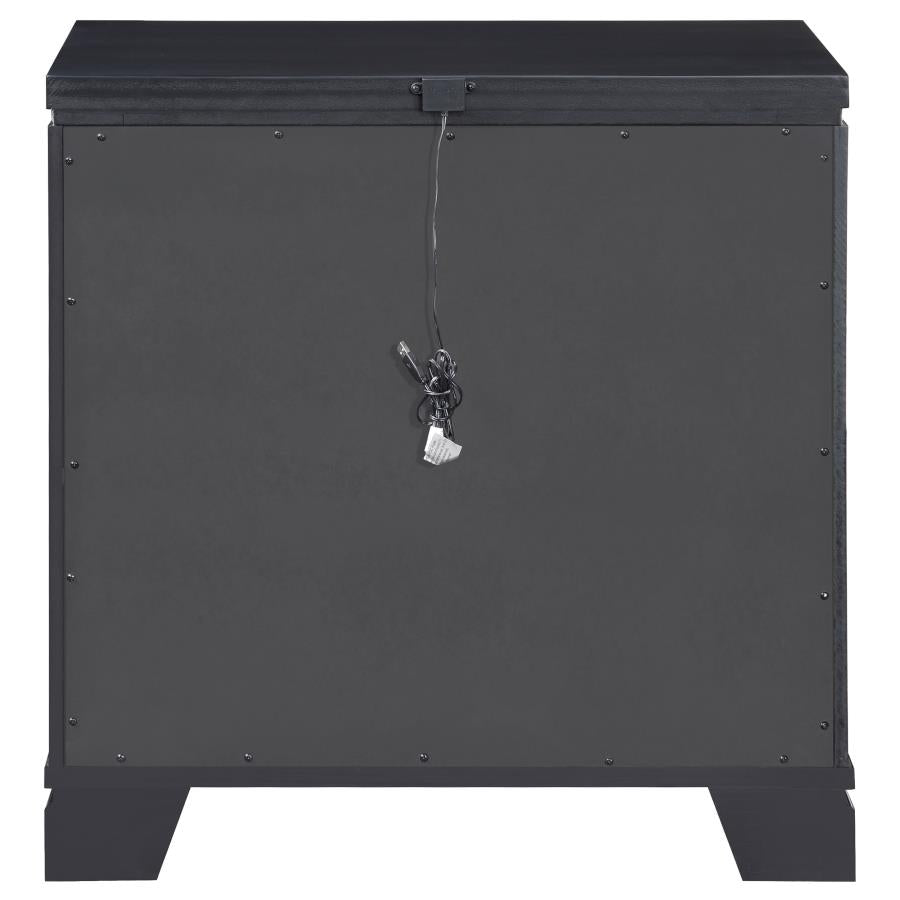 Cappola Black Nightstand - MyWaynesHome #