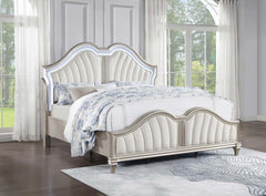 Evangeline Silver Eastern King Bed - MyWaynesHome #