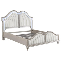 Evangeline Silver Eastern King Bed - MyWaynesHome #
