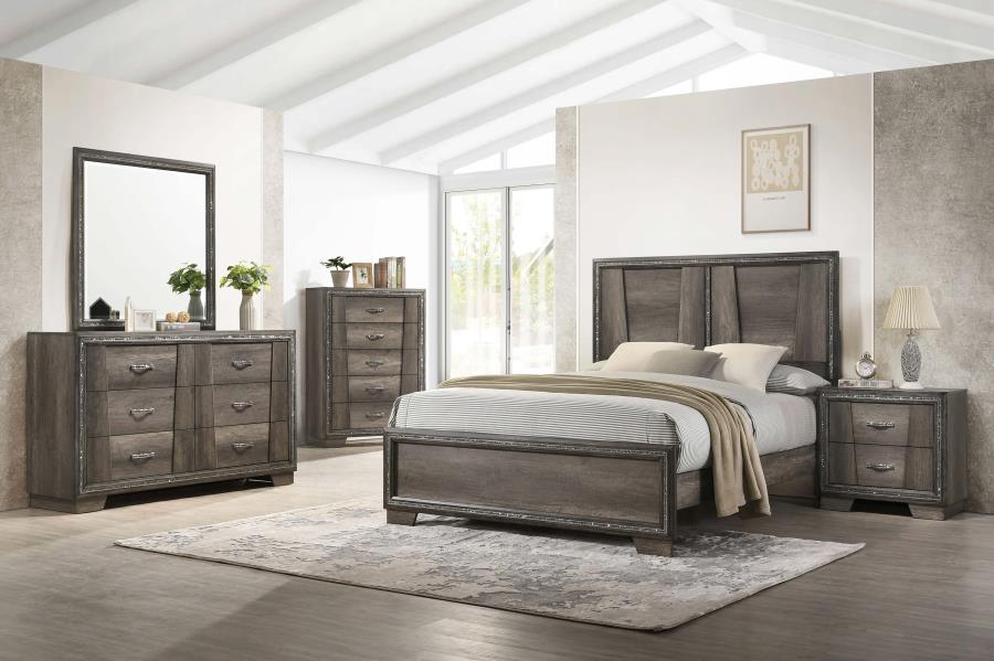 Coaster Janine 6-Drawer Dresser Grey Coaster Janine 6-Drawer Dresser Grey