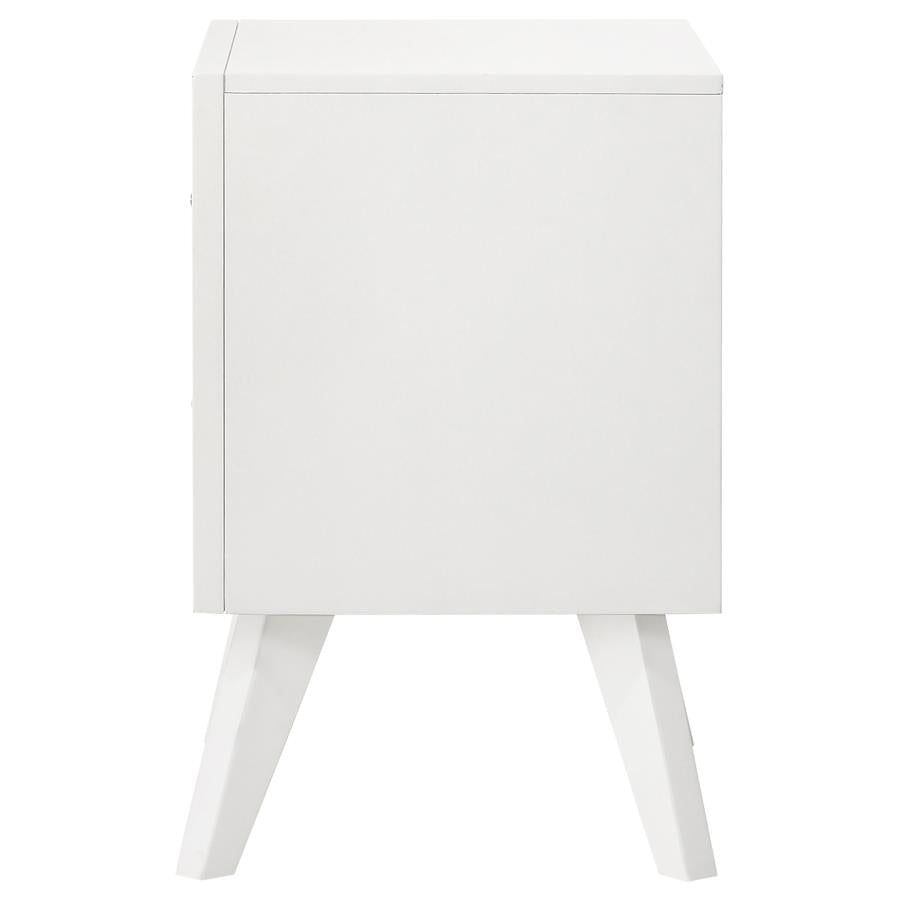 Janelle White Nightstand - MyWaynesHome #