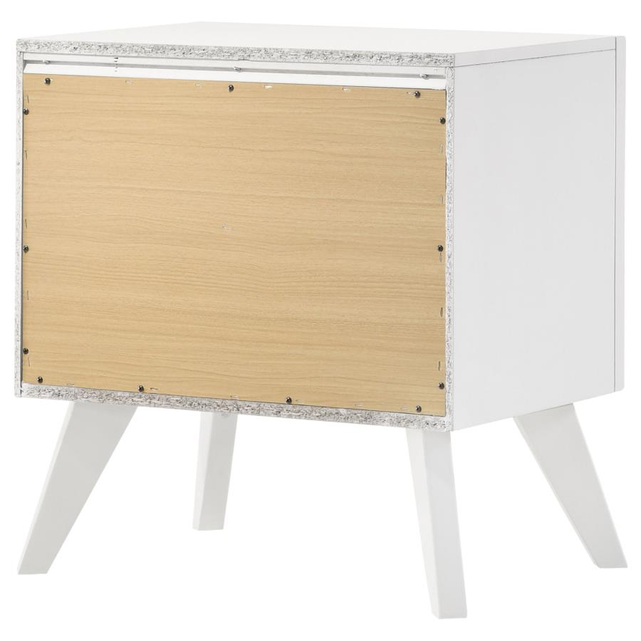 Janelle White Nightstand - MyWaynesHome #