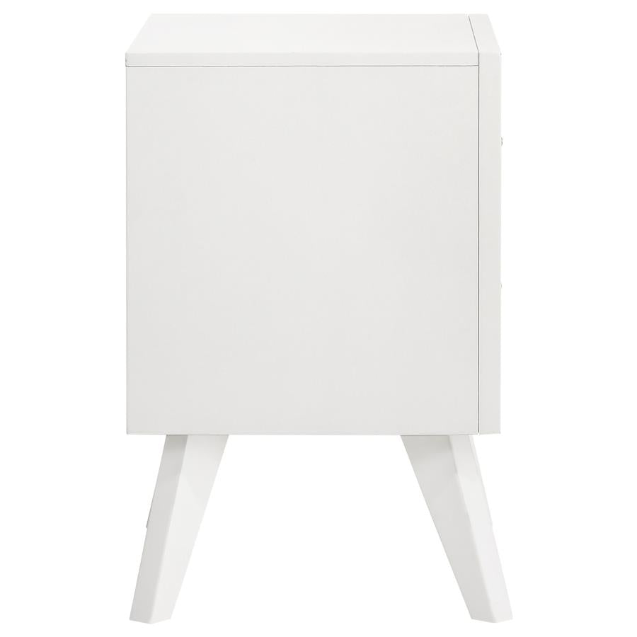 Janelle White Nightstand - MyWaynesHome #