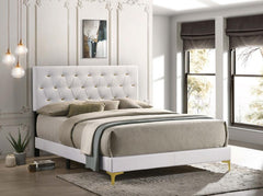 Kendall White Queen Bed - MyWaynesHome #