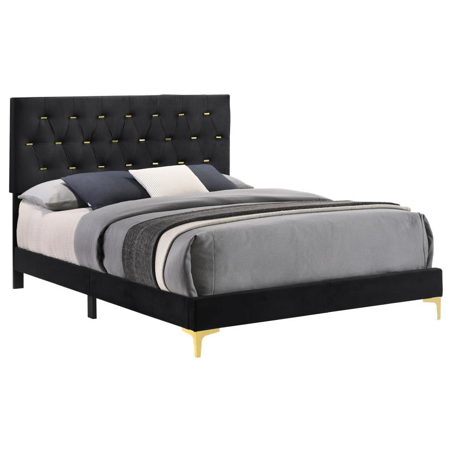 Kendall Black California King Bed - MyWaynesHome #