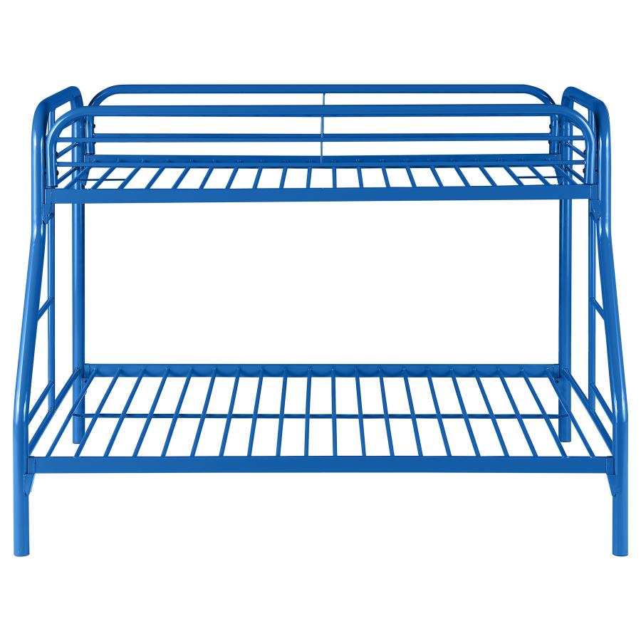 Morgan Blue Twin / Full Bunk Bed - MyWaynesHome #