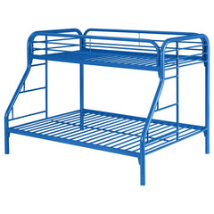Morgan Blue Twin / Full Bunk Bed - MyWaynesHome #