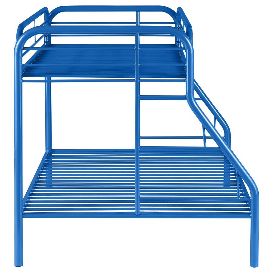 Morgan Blue Twin / Full Bunk Bed - MyWaynesHome #