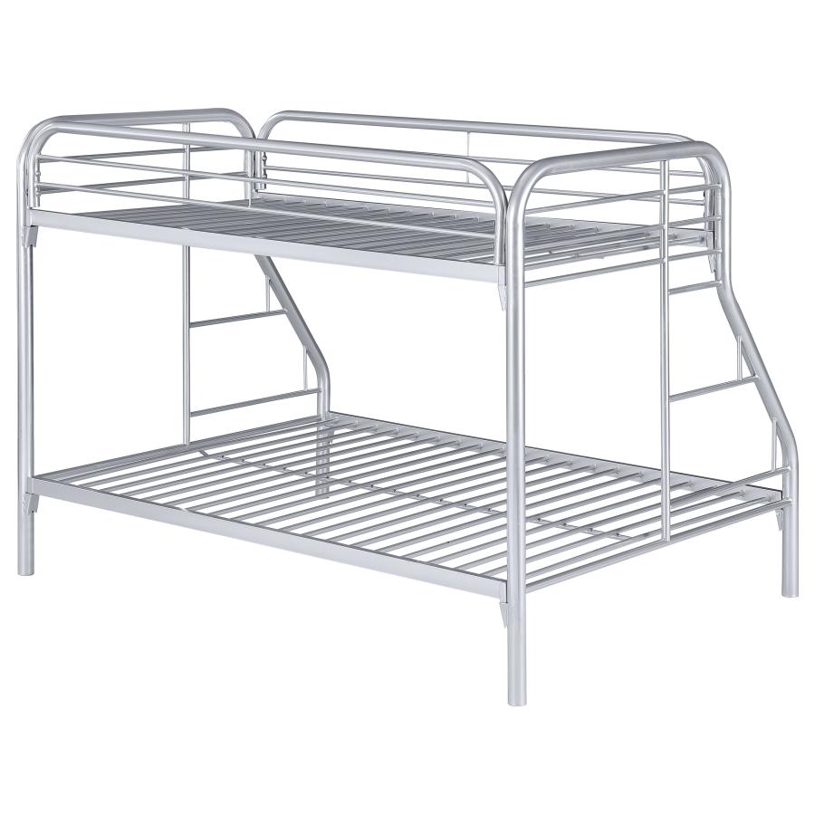 Morgan Silver Twin / Full Bunk Bed - MyWaynesHome #
