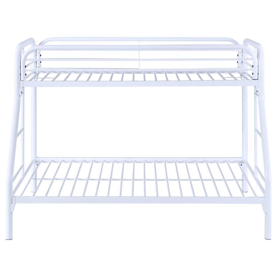 Morgan White Twin / Full Bunk Bed - MyWaynesHome #
