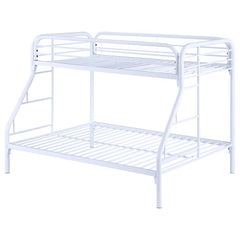 Morgan White Twin / Full Bunk Bed - MyWaynesHome #