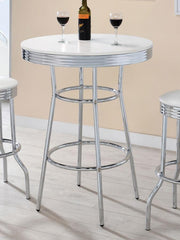 Theodore White Bar Table - MyWaynesHome #