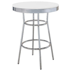 Theodore White Bar Table - MyWaynesHome #