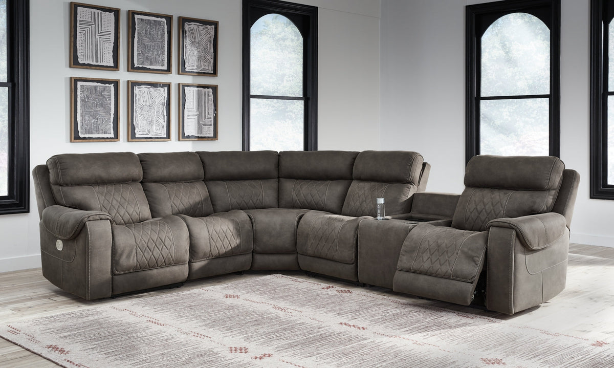 Hoopster 6-Piece Power Reclining Sectional - MyWaynesHome #