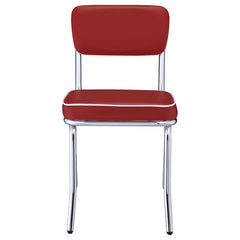 Retro Red Side Chair - MyWaynesHome #