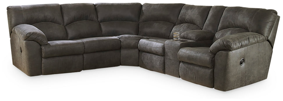 Tambo 2-Piece Sectional with Recliner - MyWaynesHome #