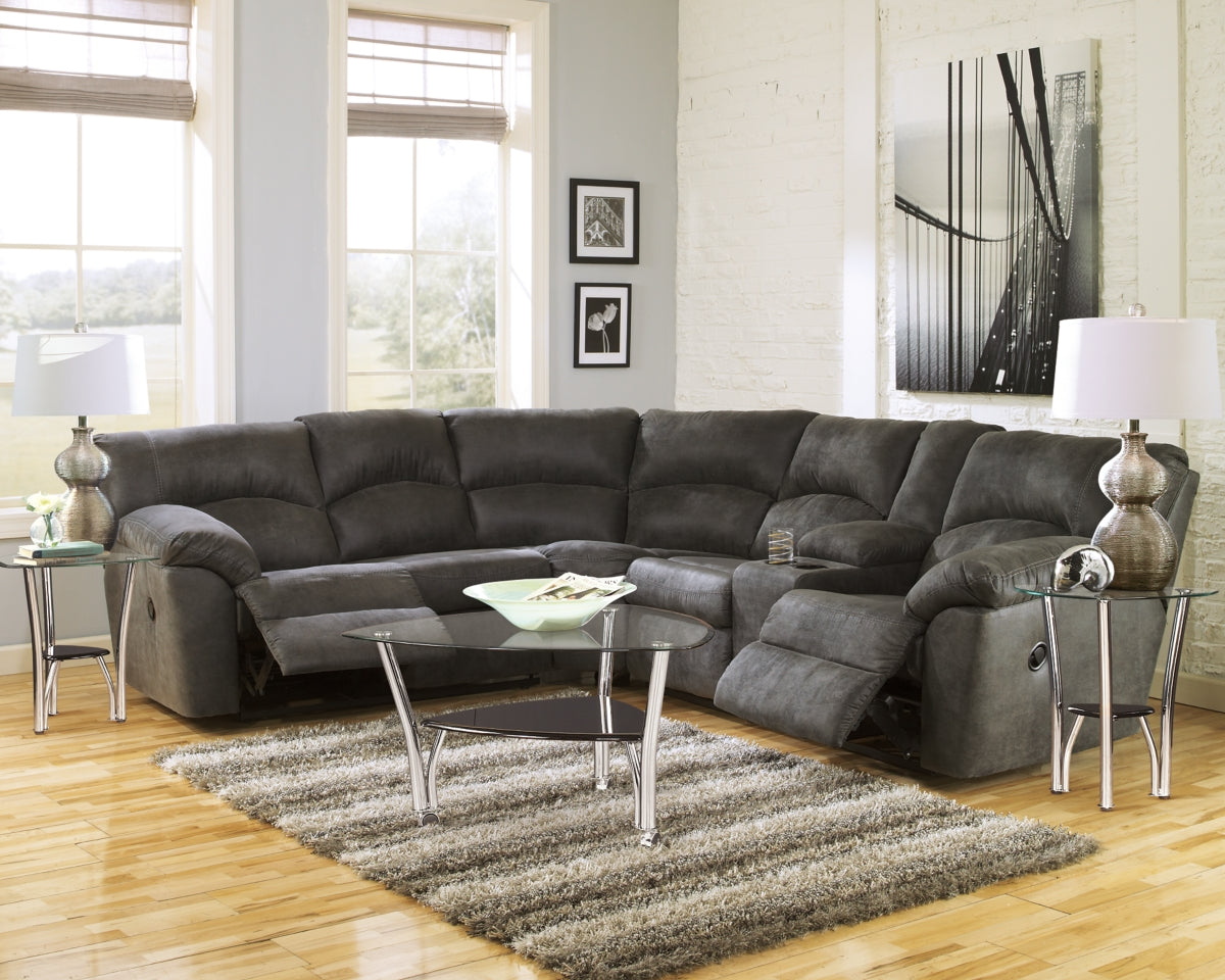 Tambo 2-Piece Reclining Sectional - MyWaynesHome #
