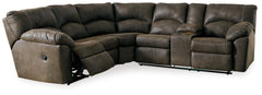 Tambo 2-Piece Sectional with Recliner - MyWaynesHome #