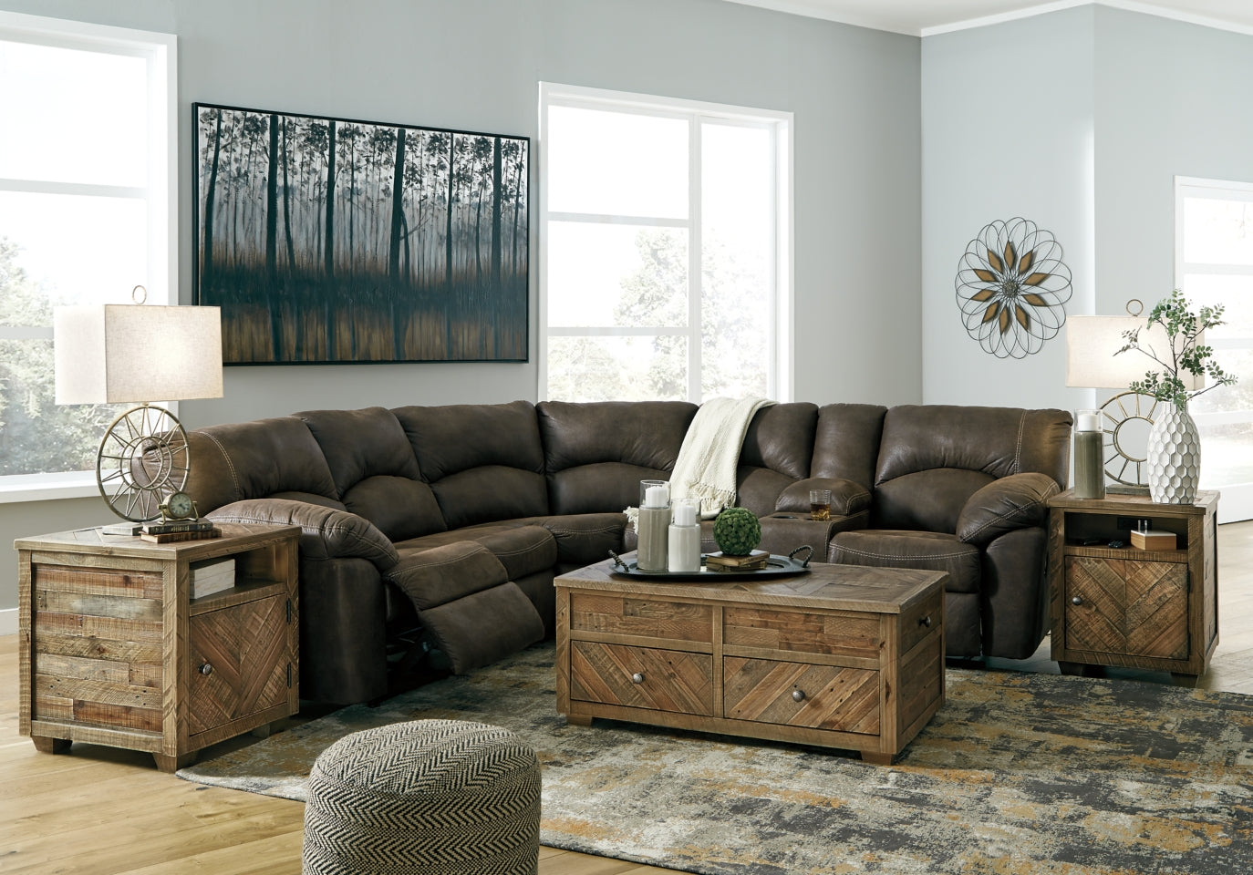 Tambo 2-Piece Reclining Sectional - MyWaynesHome #