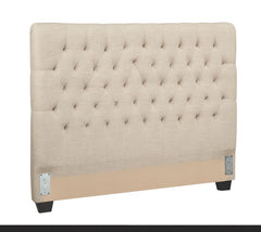 Chloe Beige Full Headboard & Hardware - MyWaynesHome #