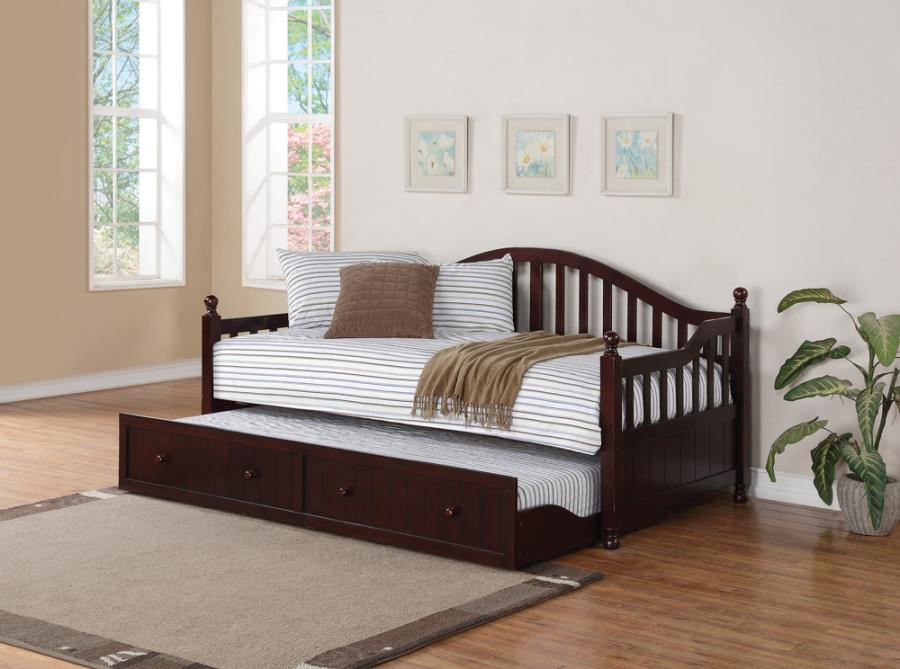 Dan Ryan Brown Twin Daybed W/ Trundle - MyWaynesHome #