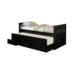 Rochford Black Twin Daybed W/ Trundle - MyWaynesHome #