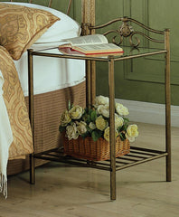 Sydney Gold Nightstand - MyWaynesHome #
