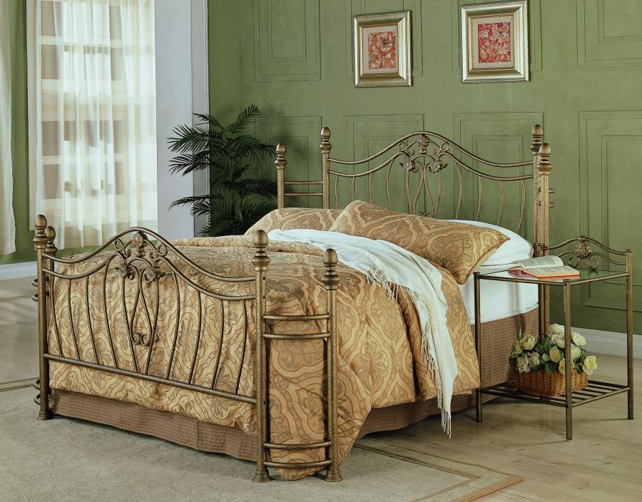 Sydney Gold Nightstand - MyWaynesHome #