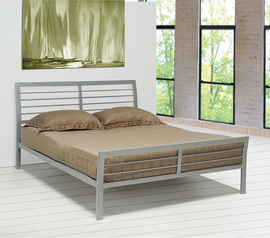 Cooper Silver Full Bed - MyWaynesHome #