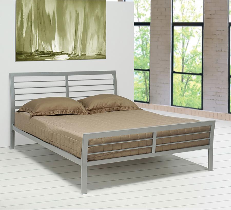 Cooper Silver Queen Bed - MyWaynesHome #