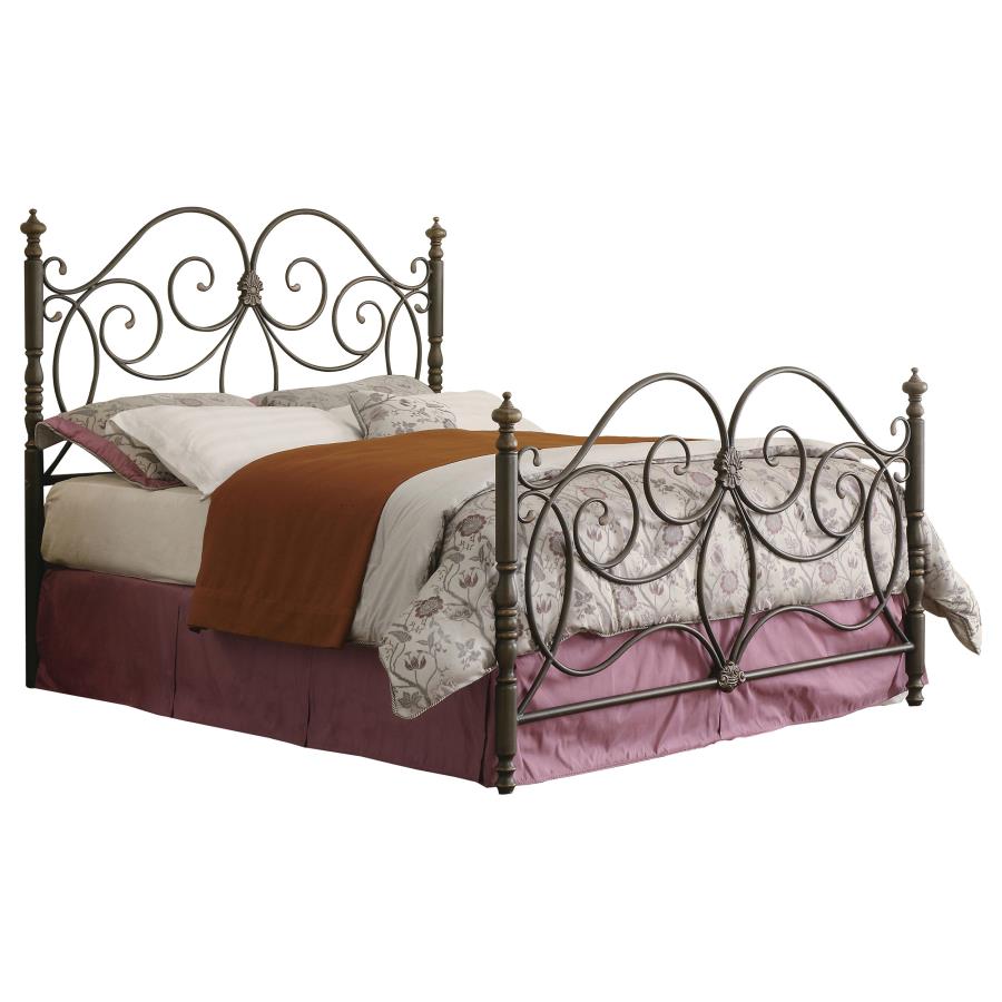 London Brown Eastern King Hb/fb - MyWaynesHome #
