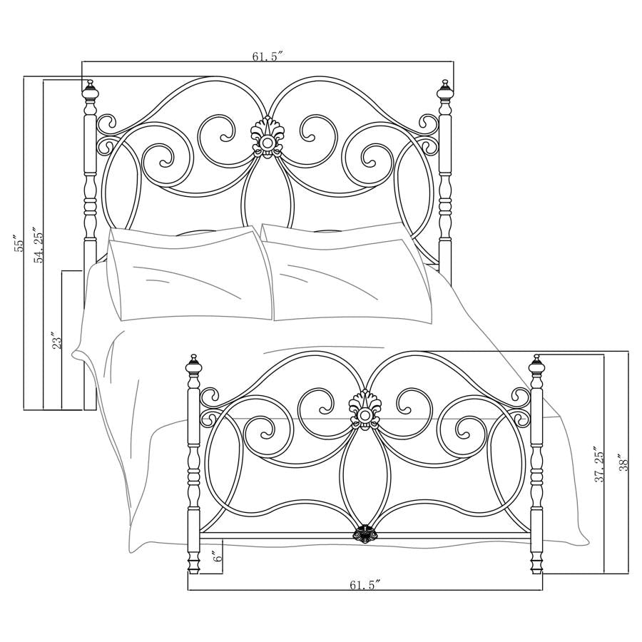 London Brown Queen Headboard / Footboard - MyWaynesHome #