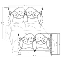 London Brown Queen Headboard / Footboard - MyWaynesHome #