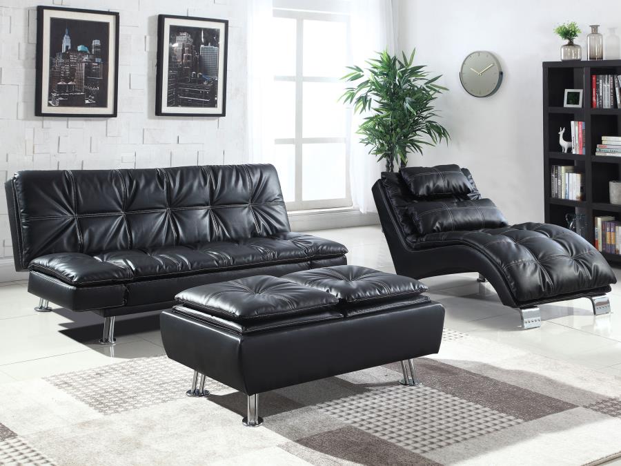 Dilleston Black Sofa Bed - MyWaynesHome #